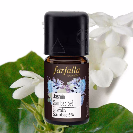Jasmin Sambac Absolue รtherisches รl 5% von Farfalla