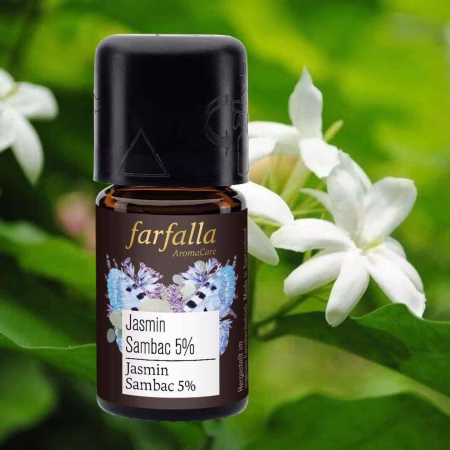 Jasmin Sambac Absolue รtherisches รl 5% von Farfalla